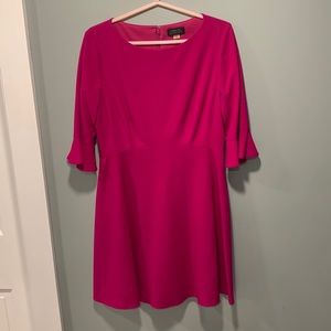 Tahari Fuchsia Pink Dress. Size 8.